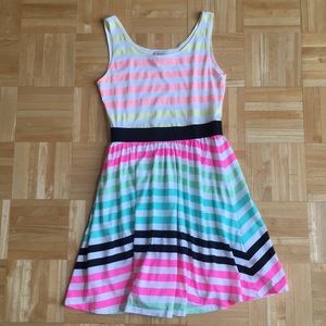 H&M Girls Cotton Summer Striped Sundress